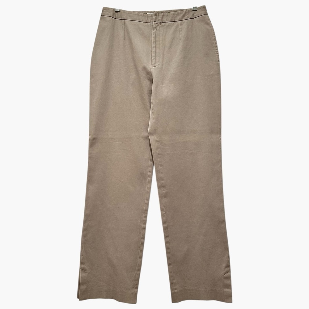 ✨ Dolce & Gabbana Beige Cotton Trousers Made in Italy Tailored Classic IT 46
